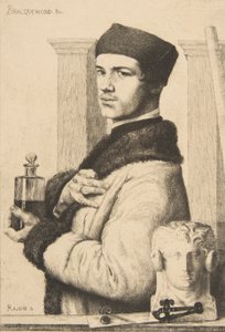 Porträtt av Félix Bracquemond 1852, 1878.