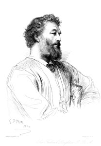 Sir Frederic Leighton, brittisk konstnär, c1880-1882..