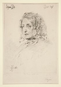 Suzanna Rose, efter Sandys av Paul Adolphe Rajon