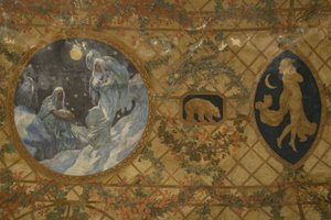 Månaderna i den revolutionära kalendern: Nivôse, mellan 1909 och 1910 (fresk)