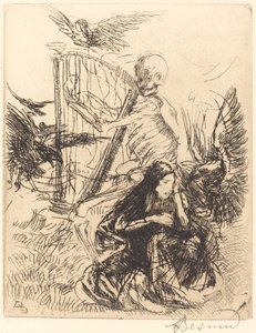 Musiker Musiker, 1900. av Paul Albert Besnard
