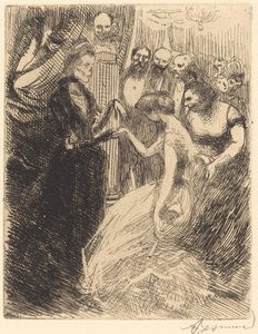 Presentationen Presentationen, 1900. av Paul Albert Besnard
