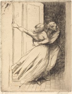 The Rape Le Viol, c. 1886. av Paul Albert Besnard