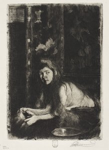 Kvinna med en vas, 1894 av Paul Albert Besnard