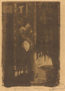 Kvinna med en vas La femme au vase, 1894. av Paul Albert Besnard