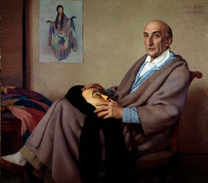 Porträtt av regissören och teatermannen Jacques Copeau (1879-1949)