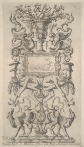 Dekorativ design av Paul Androuet Du Cerceau