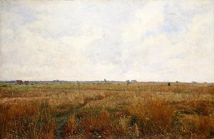 A Wide Dachau Summer Landscape (olja på duk)