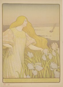 Iris Flicka mellan iris av Paul Berthon