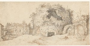 Antika ruiner av Paul Bril