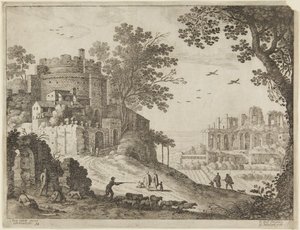 Slott och herdar av Paul Bril