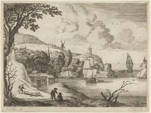Hamnscen av Paul Bril