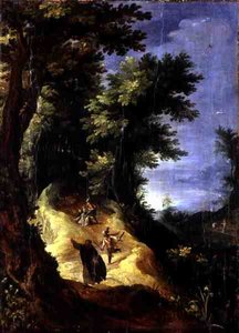 Murder of Two Dominican Friars (olja på duk)