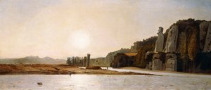 Soluppgång på stranden av Durance vid Mirabeau, 1865