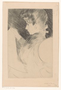 Läsande kvinna av Paul Cesar Helleu
