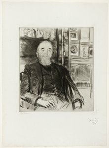 Porträtt av Alexis Rouart av Paul Cesar Helleu