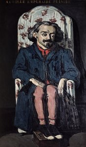 Achille Emperaire (1829-98) c.1868 (olja på duk) av Paul Cézanne