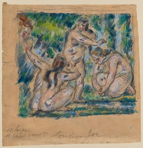 Badande av Paul Cezanne