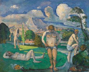 Badgäster i vila av Paul Cézanne