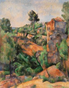 Bibemus Quarry, ca 1895 (olja på duk) av Paul Cézanne