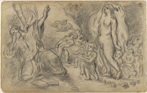 Sankt Antonius frestelse av Paul Cézanne