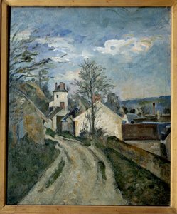 Doktor Gachets hus i Auvers. Målning Paul Cezanne (1839-1906) av Paul Cézanne