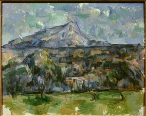 Heliga Segerberget. Målning av Paul Cezanne (1839-1906) av Paul Cézanne