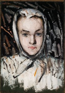 Marie Cézanne, konstnärens syster (recto), konstnärens mor (verso) av Paul Cézanne