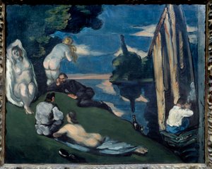 Pastoral eller idyll av Paul Cézanne
