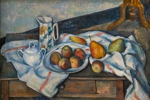 Persikor och päron av Paul Cézanne