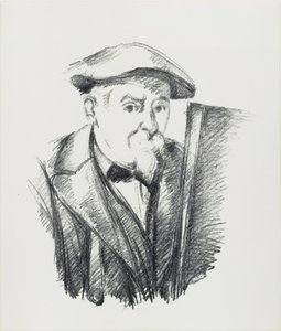 Självporträtt av Paul Cézanne