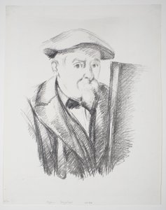 Självporträtt av Paul Cézanne