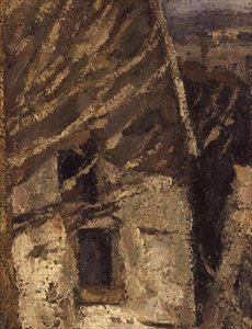 Den hängde mannens hus, Auvers-sur-Oise av Paul Cézanne