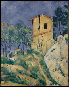 Huset med de spruckna väggarna av Paul Cézanne