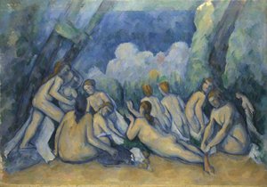 De stora badarna, ca 1900-05 (olja på duk) av Paul Cézanne