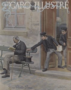 Ett gammalt skämt. Omslag till Le Figaro Illustre, oktober 1896