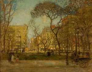 Madison Square, ca 1905 (olja på duk)