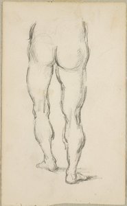Efter Luca Signorelli: studie av ben, c.1883-86 av Paul Cézanne