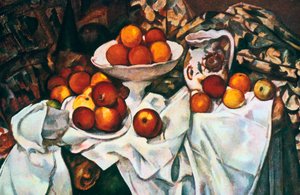 Äpplen och apelsiner, 1895-1900 av Paul Cézanne