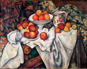 Äpplen och apelsiner av Paul Cézanne