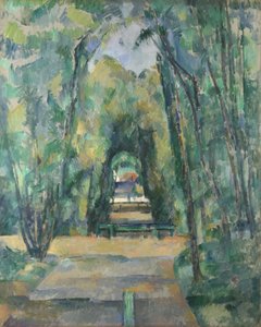Avenue i Chantilly, 1888 av Paul Cézanne