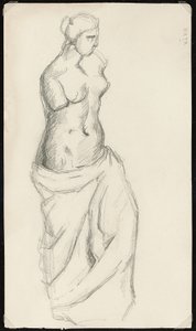 Från antiken: Venus de Milo, c.1872-73 av Paul Cézanne