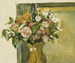 Blommor i en vas av Paul Cézanne