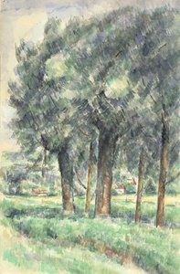 Grupp av träd, 1877-80 av Paul Cézanne