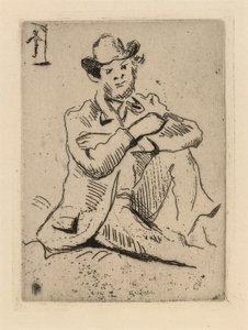 Guillaumin med den hängda mannen av Paul Cézanne