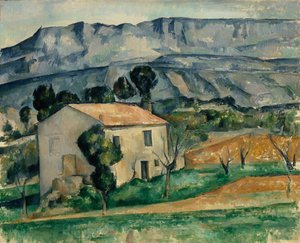 Hus i Provence, 1886-1890 av Paul Cézanne