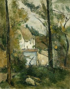 Hus i träden, Auvers; House In The Trees, Auvers, 1879 av Paul Cézanne