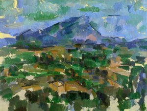 Berget Sainte-Victoire av Paul Cézanne
