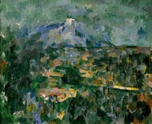 Berget Sainte-Victoire av Paul Cézanne