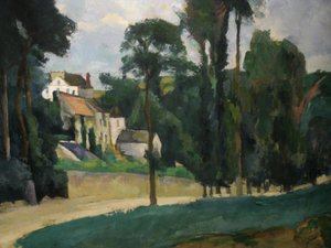 Route de Pontoise av Paul Cézanne